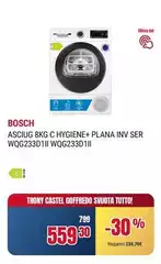 Bosch - Asciuga 8kg C Hygiene+ Plana Inv Ser