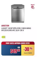 Ariston - Lavast 14cqp 9pr 41db C Inox Minig Hfc3c41cwx Hfc3c41cw X