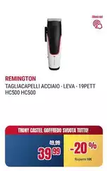 Remington - Tabuacapelli Acciaio-leva-19pett Hc500