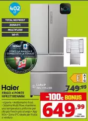 Haier - Frigo 4 Porte HFR3718ENMM 