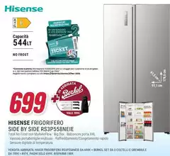 Hisense - Frigorifero Side By Side Rs3p558neie