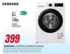 Samsung - Lavatrice WW80CGC04DAE
