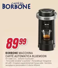 Caffe borbone - Macchina Caffe Automatica Bluemoon