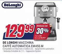 De Longhi - Macchina Caffè Automatica Em450.M