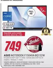 Asus - Notebook F1504va-bq132w