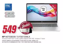 HP - Notebook 15-FD0135NLX