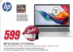 HP - Notebook 15-fc0883nl