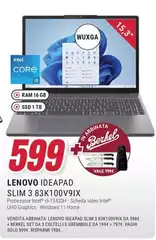 Lenovo - Ideapad Slim 3 83K100V91X