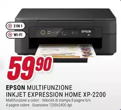 Epson - Multifunzione Inkjet Expression Home Xp-2200