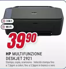 HP - Multifunzione Deskjet 2921