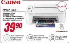Canon - TN37511 Multifunzione 3In Con 2 Ref.5 / Staffana Di Una Velocita Di77