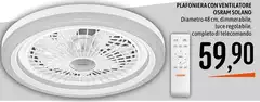Osram - Plafoniera Con Ventilatore