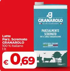 Granarolo - Latte Parz. Scremato