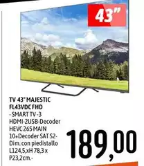 Majestic - Tv 43"  Fhd