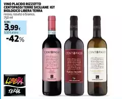 Libera Terra - Vino Placido Rizzotto Centopassi Terre Siciliane IGT Biologico