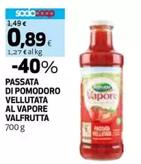 Valfrutta - Passata Di Pomodoro Vellutata Al Vapore