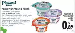 Conad - Yogurt Greco Piacersi