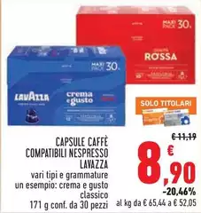 Lavazza - Capsule Caffè Compatibili Nespresso