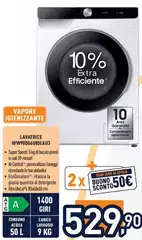 Samsung - Lavatrice WW90DG6U85LKU3