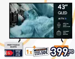 Samsung - Smart Tv Qled 4K QE43Q7FA