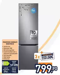 Samsung - Frigorifero Combinato RB38C705CSR