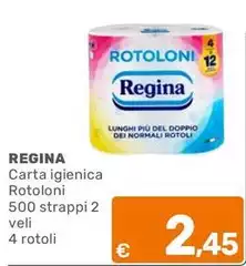 Regina - Carta Igienica Rotoloni