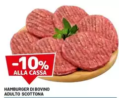 Hamburger Di Bovino Adulto Scottona