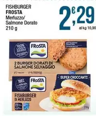 Frosta - Fishburger Merluzzo/Salmone Dorato