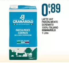 Granarolo - Latte UHT Parzialmente Scremato 100% Italiano