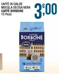 Caffe borbone - Caffè In Cialde Miscela Decisa Nera Caffe
