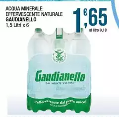 Gaudianello - Acqua Minerale Effervescente Naturale
