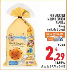Barilla - Pan Goccioli Mulino Bianco