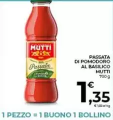 Mutti - Passata Di Pomodoro Al Basilico