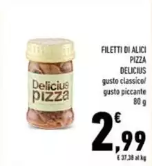 Delicius - Filetti Di Alici Pizza