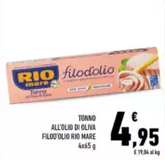 Rio Mare - Tonno All'Olio Di Oliva Filod'Olio