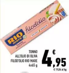 Rio Mare - Tonno All'Olio Di Oliva Filodo