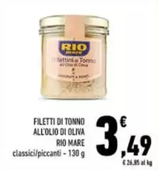 Rio Mare - Filetti Di Tonno All'Olio Di Oliva