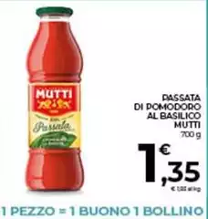 Mutti - Passata Di Pomodoro Al Basilico