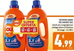 Sole - Detersivo Liquido Per Lavatrice