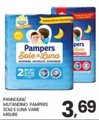 Pampers - Pannolini/Mutandino Sole E Luna Varie Misure