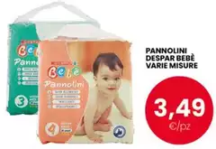 Be - Pannolini Despar be