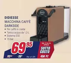 Didiesse - Macchina Caffè Darkside