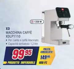 De Longhi - Xd Macchina Caffè XDLP1110