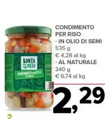 Bontà dell'orto - Condimento Per Riso In Olio Di Semi