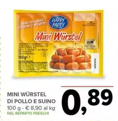 Ideal - Mini Würstel Di Pollo E Suino Ideal - Mini Würstel Di Pollo E Suino