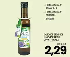 Omega - Olio Di Semi Di Lino Vital