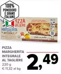 Pizza Margherita Integrale Al Tagliere Pizza Margherita Integrale Al Tagliere