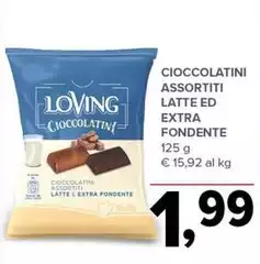 Loving - Cioccolatini Assortiti Latte Ed Extra Fondente Loving - Cioccolatini Assortiti Latte Ed Extra Fondente