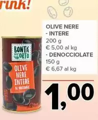 Bontà dell'orto - Olive Nere Bontà dell'orto - Olive Nere