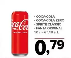 Coca Cola - Coca-Cola Zero, Sprite Classic, Fanta Original